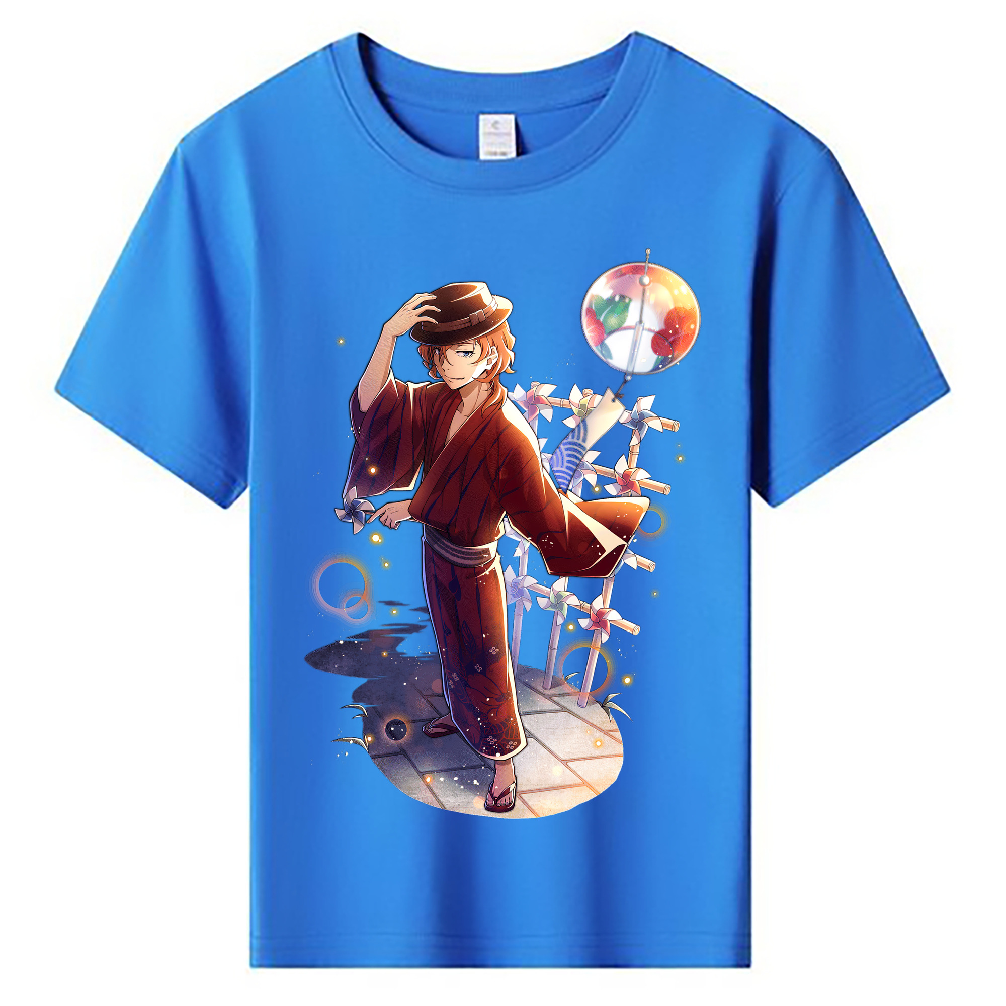 （画像用） 文豪ストレイドッグス Bungo Stray Dogs 綿100％キッズTシャツ（フロントプリント）